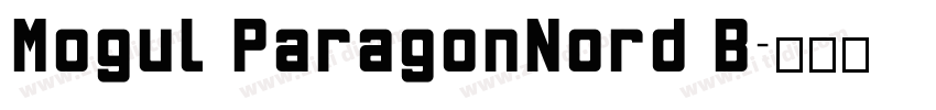 Mogul ParagonNord B字体转换
